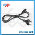 2 Pin European AC Power Cord with C8 Cord